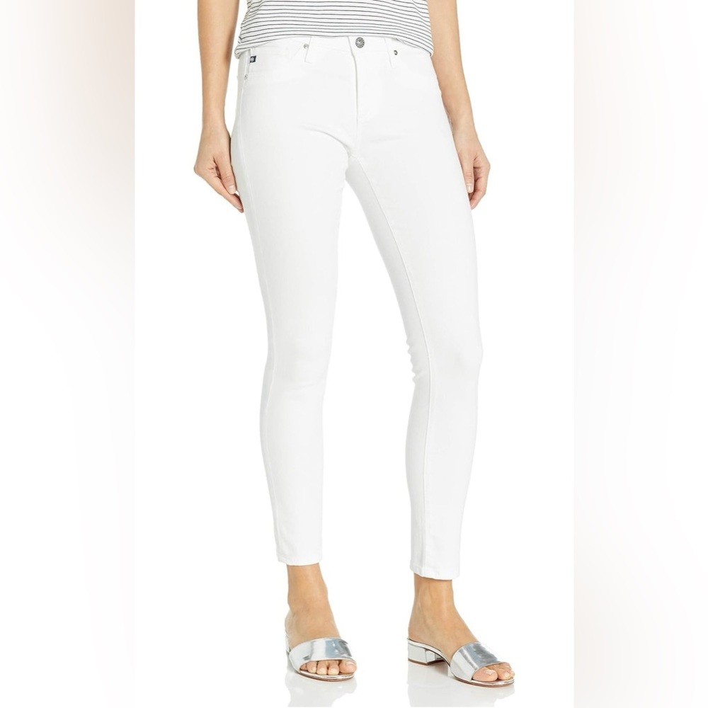 AG Adriano Goldschmied women’s The Abbey Ankle - Mid-Rise Super Skinny Size 28